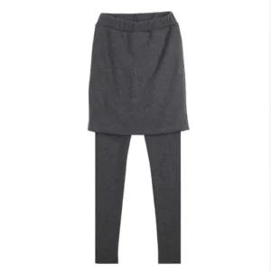 [QN82YU00_58]안감 레깅스 양말바지 차콜 5부스커트