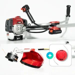 하이브리드 버튼시동 43CC 엔진 예초기 자동시동 전동 2행정 제초기 요타 YBC-430SE