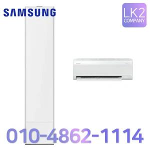 삼성 Bespoke AI 무풍콤보 갤러리 청정 인버터 스탠드 멀티 2in1 에어컨 19평+6평 AF80F19D25WRS 실외기포함 설치비별도