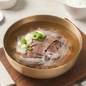 [산해직송]뼈없는 순살 한우 갈비탕 1kg(3인분)