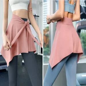 [LFLO329R_58]레깅스힙커버 요가랩치마 6컬러