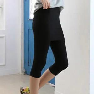 [LFKK6213_58]베이직 여성 치마 레깅스 7부 기본7부레깅스