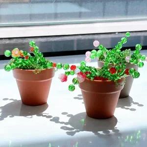 [아트박스]/흐뭇마켓 비즈 식물 만들기 DIY 공예 키트 미술 수업 재료