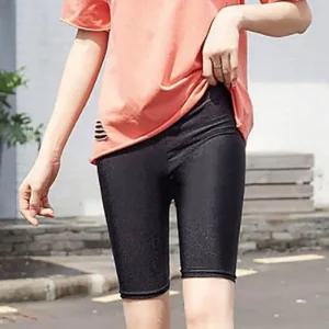 [MEIKP95P_58]두꺼운레깅스 아이스 냉감 레깅스 5부