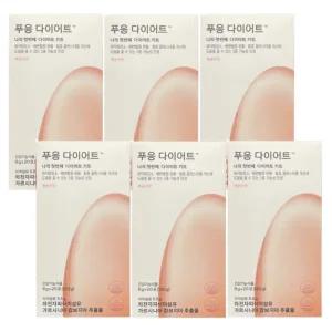 푸응 닥터블릿  복숭아맛 20포 x 6박스 차전자피 가르시니아