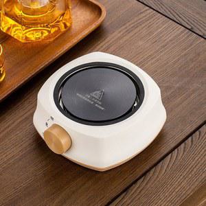 모카포트 인덕션 캠핑용 전기 붉은사각난로500W 미니 카키 인테리어 1구 라운드