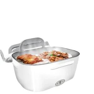 휴대용 전자레인지 차량용전자레인지 베이지 화물차 전기찜기 차박 여행 보온 도시락