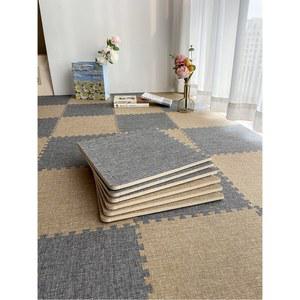 5장 조립식 카펫 스펀지 사계절 퍼즐 층간소음 와이드 매트 린넨 10장 물세탁