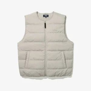 [휠라](광주신세계)[FILA] 베이직 경량 U넥 다운 베스트 (FS2DVG4101U_GRE)