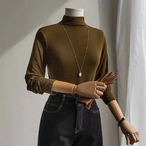 (안나앤모드) A. 소피 텐셀 하프넥 티[티셔츠C0227E137]