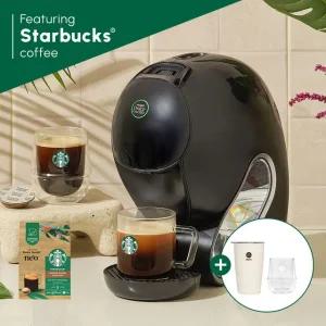 돌체구스토 네오 캡슐 커피머신+룽고 캡슐 1box + 네오 미르 텀블러+ 더블월 글라스 아메리카노 컵