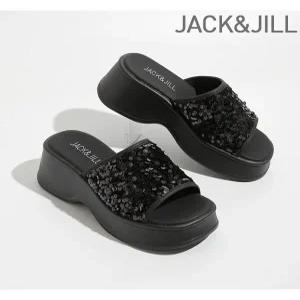 [잭앤질]잭앤질 통굽 스팽글 슬리퍼(JB4Z328)