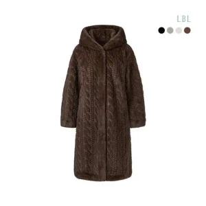 엘비엘 LBL 25FW 에센셜 FAUX 세이블 롱 코트 828943
