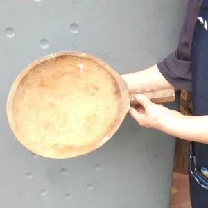 4 옛날 여물 바가지 나무바가지 중고 소죽바가지 민속품 여물국자