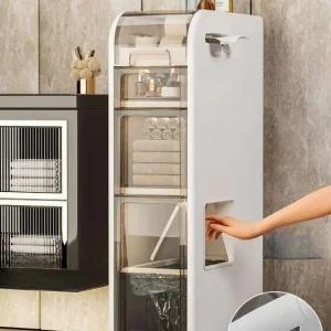 욕실수납장 화장실 틈새 수건함 하부장 방수 수건장 세면대