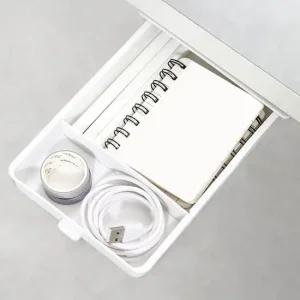 붙이는 정리함 사무용품 식탁 소품정리 히든 서랍 책상서랍 주방서랍 쓰레기봉투수납 부착수납함