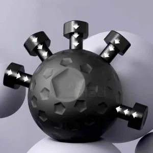 손가락 악력기 무소음 볼그립형 손악력 훈련기구 재활 헬스 홈트 운동용