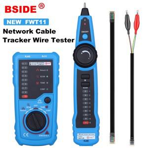 BSIDE FWT11 네트워크 케이블 추적기 와이어 테스터 RJ11 RJ45 Cat5Cat6 이더넷 LAN 감지기 라인 파인더 전