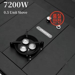 IGT 가스 스토브 0.5 단위 강력한 화재 버너 7200W 야외 캠핑 요리 Furance Brazier 테이블 액세서리