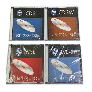 HP 공CD 공DVD CD-R CD-RW DVD-R DVD-RW 슬림케이스 10장