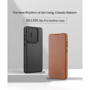 닐킨 플립 QIN 프로 가죽 갤럭시 S25 엣지 S24 FE S23 S22 A56 A55 A24 A14 A53 5G 4G 슬라이더 보호 커버 DS-DV