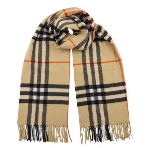 버버리 와이드 체크 캐시미어 머플러 8085931 A2021