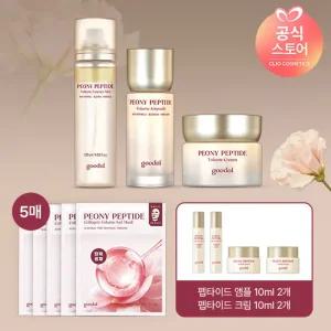 구달 피오니 단백질 에센스 미스트120ml,앰플50ml,크림60ml+(증정)겔마스크5매,앰플10mlx2,크림10mlx2