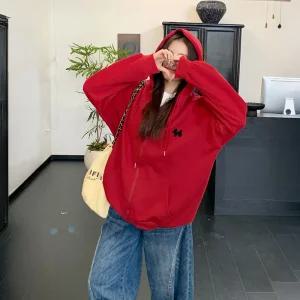 [모어오브]드라마 후드 집업 캐주얼 긴팔 아우터