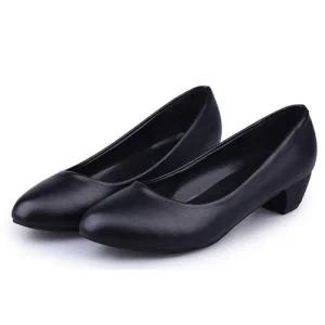 ONM 여성 단화 발편한 미들 펌프스힐 데일리 슈즈