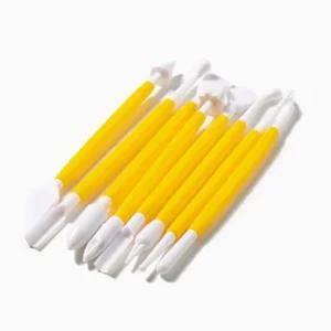 민화샵 클레이도구 찰흙칼 노랑 8종세트