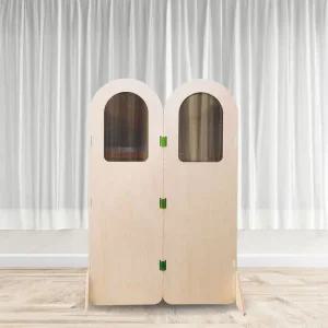 4. 텀프 아치형 400 2단 파티션  H1200) 사무실가림막 가벽 공간분리 인테리어파티션 칸막이