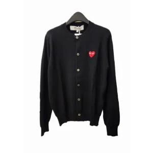 [롯데백화점]꼼데가르송 AX-N007-051 (레드하트 라운드 가디건)