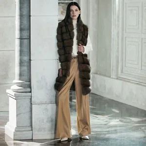 [유로컬렉션]로로피아나 울캐시 소볼 세이블 롱베스트