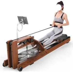 전신 유산소 운동기 무소음 노젓기 나무 로잉 머신 로잉머신 - 메이플