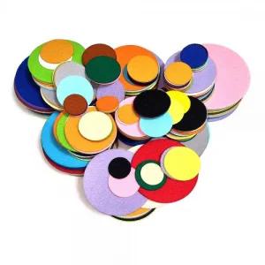 토루랜드 만들기재료 재단펠트지 원형 - 80 - 95mm