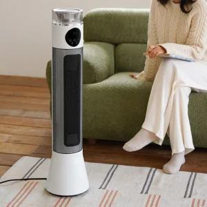 [2초발열] 한경희 타워형 온풍기 PTC 저소음 무드등 히터 가정용 사무실 난방기