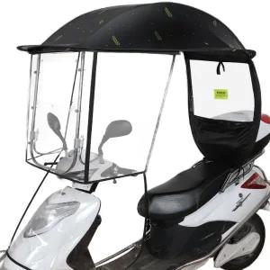 오토바이 비 가림막 방수 캐노피 남색 방수커버 덮개