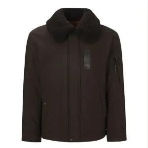 [롯데백화점]지이크 F/W 밴드 퍼 카라 프리미엄 구스다운 점퍼 브라운 PFD6562PC