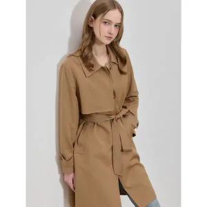 [쉬즈미스]트와일라잇 베이직 플랩 트렌치코트 택가격 418000원 _P406468418