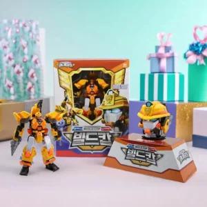 미니특공대 빌드캅 변신로봇 경찰놀이 캐릭터 변신 로보트 뱃지 어스크러셔 모형 피규어 남아