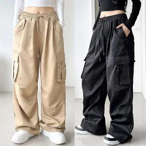[대세 카고] 투턱 셔링 카고팬츠 와이드 스트릿 캐주얼 데일리룩 스트릿 남녀공용 바지