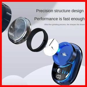 습식 및 건식 USB 충전식 전기 면도기 휴대용 여행용 복장 고속 충전 미니 면도기 남성용 면도기