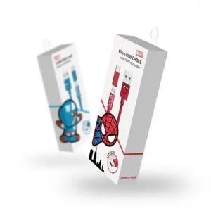 마블 usb 고속 충전기 2in1 케이블 5핀 c타입 1m 차량용 핸드폰 스마트폰