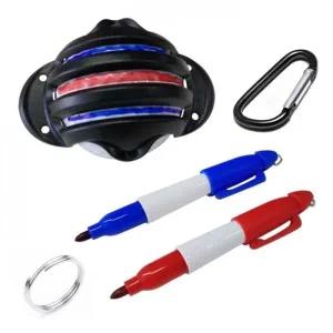 라이너 세트 선긋기 골프공 골프볼 카라비너 트리플