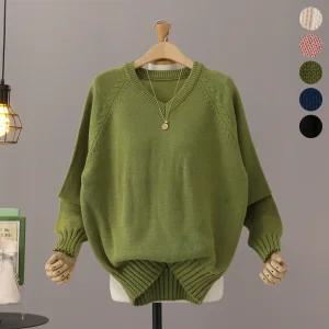 [모노시크] 스테아 V넥 베이직 나그랑 니트_MNKT228