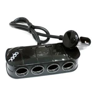 4구 차량용멀티소켓 시거잭연장선 12볼트자동차잭 시가짹 시가잭