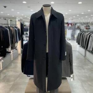 [지오지아]울캐시미어 카라 코듀로이 발마칸 롱코트_ABE4GC1104_DKH_DG