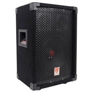 Rockville RSG8 300W 양방향 8옴 패시브 DJ/Pro PA 스피커, 폴 마운트 가능, 선명한 사운드, 내구성 있는 빌드, 이벤트 및 공연용