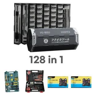 128in1 정밀드라이버 세트/휴대용/공구/가방/드라이버/가정용/상자/셋트/이동식/공구함/박스/케이스/미니