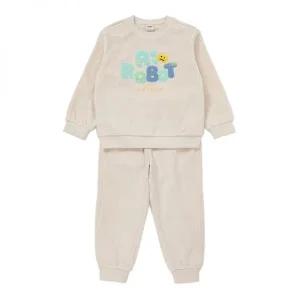 알로봇 키즈 벨루아 상하의 세트 - 아이보리